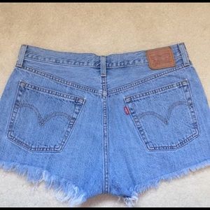 Levi's High Waisted Shorts